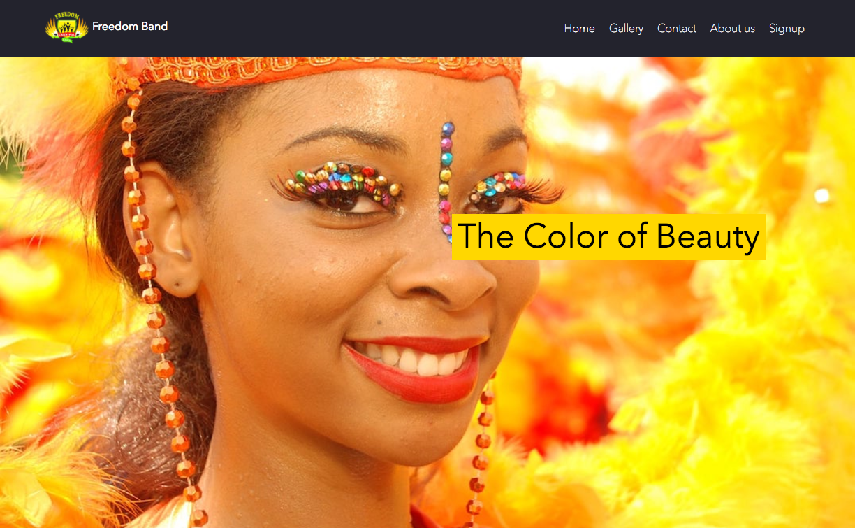 Freedom Carnival Band website