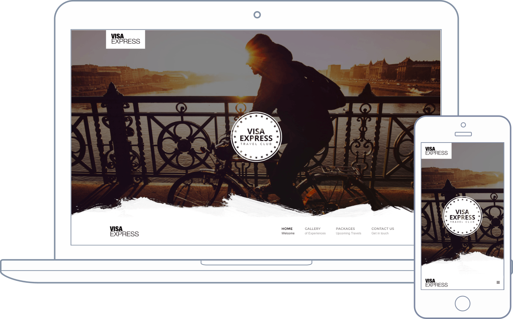 Visa Express Travel CLub mockup